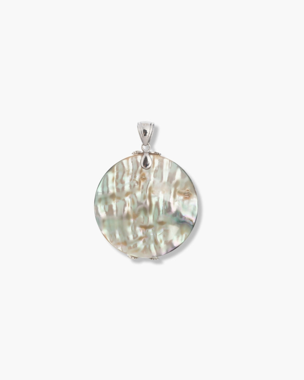 Silver Round Pendant