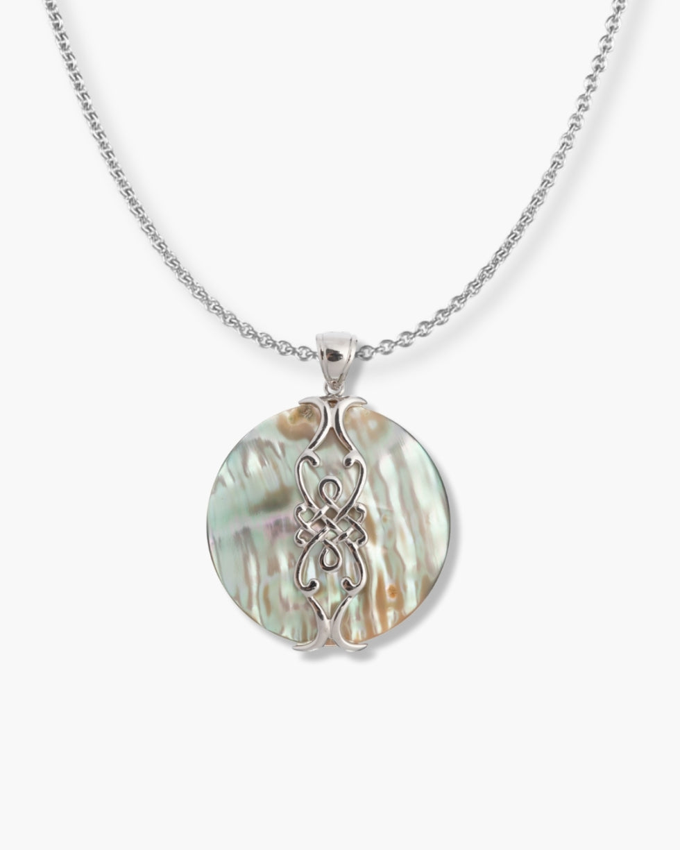 Silver Round Pendant