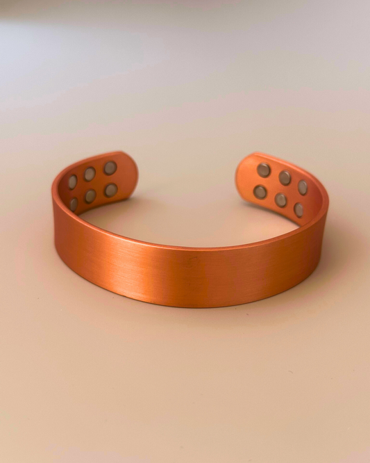 99.99% Pure Copper Magnetic Bracelet for Men - Arthritis Relief Bangle for Him