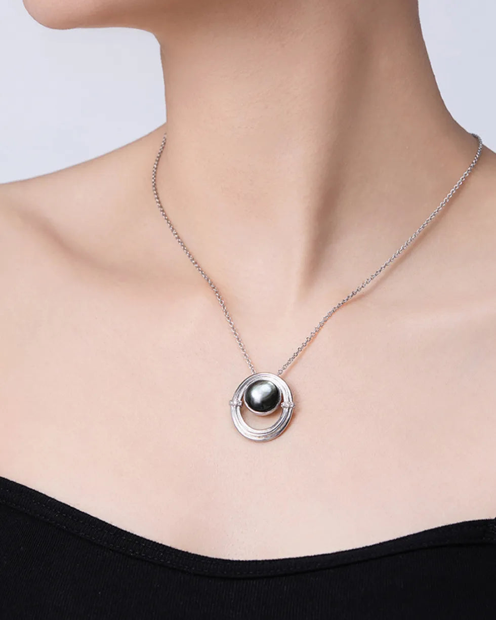 Pearl Orbital Pendant